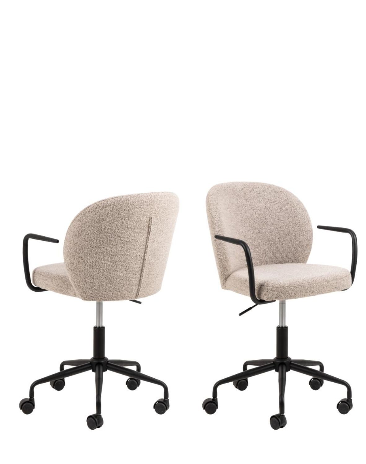 krzesło biurowe patricia, beżowe, obrotowe, regulowane (02723)