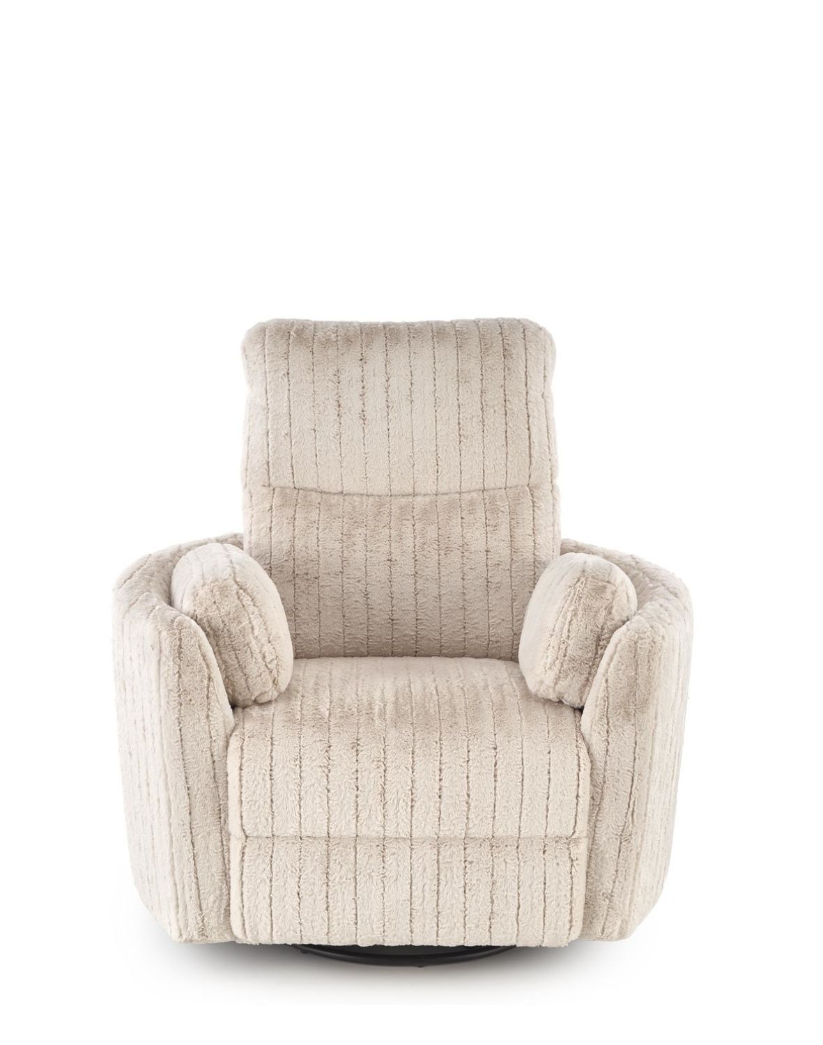 fotel pegas z funkcją elektrycznego rozkładania, obracania i kołyski, beżowy