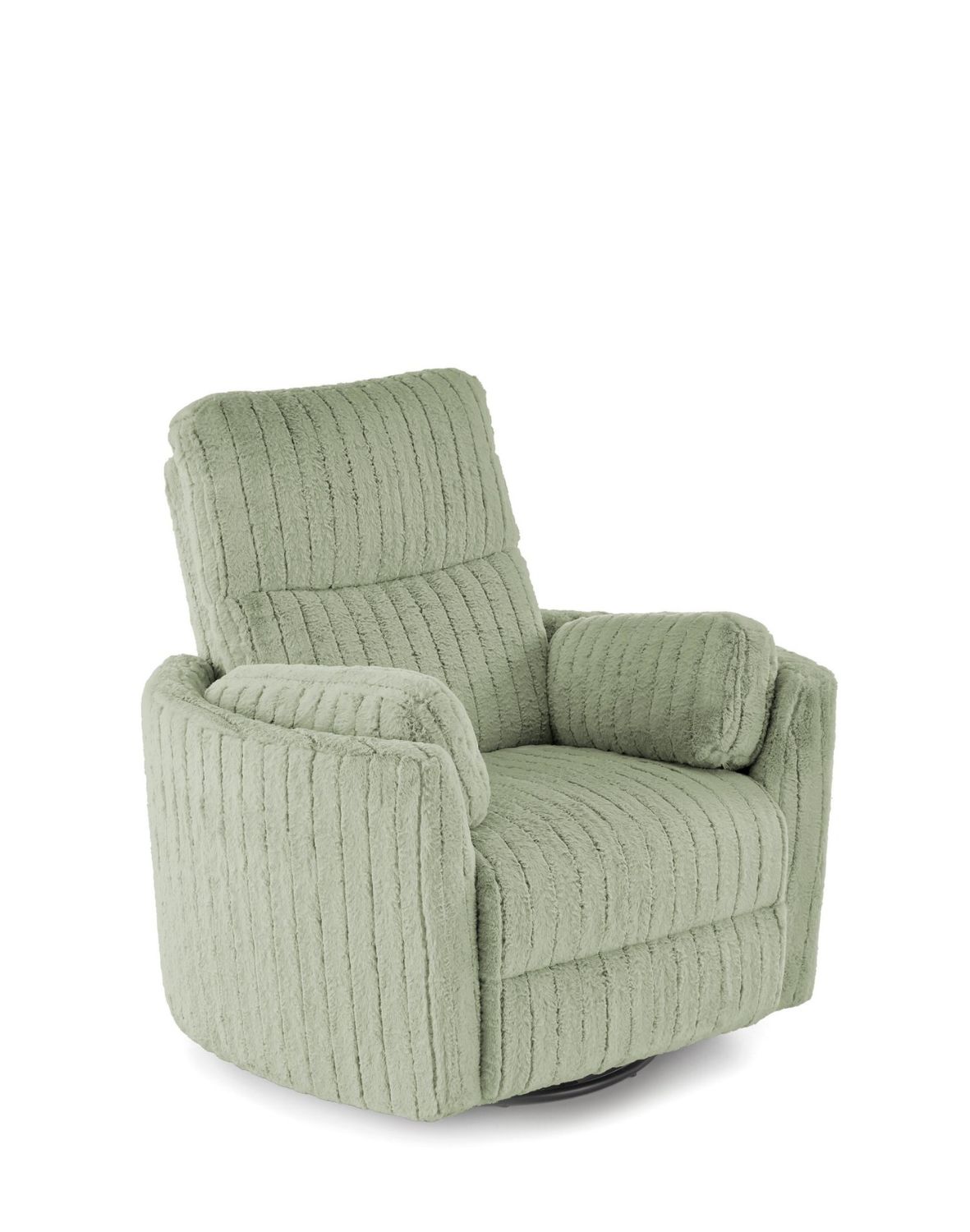 fotel pegas z funkcją elektrycznego rozkładania, obracania i kołyski, miętowy