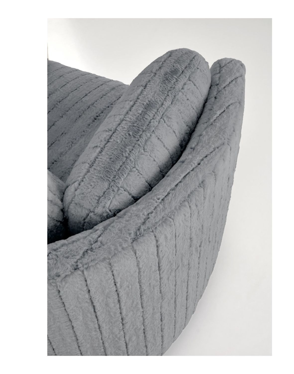 fotel pegas z funkcją elektrycznego rozkładania, obracania i kołyski, szary