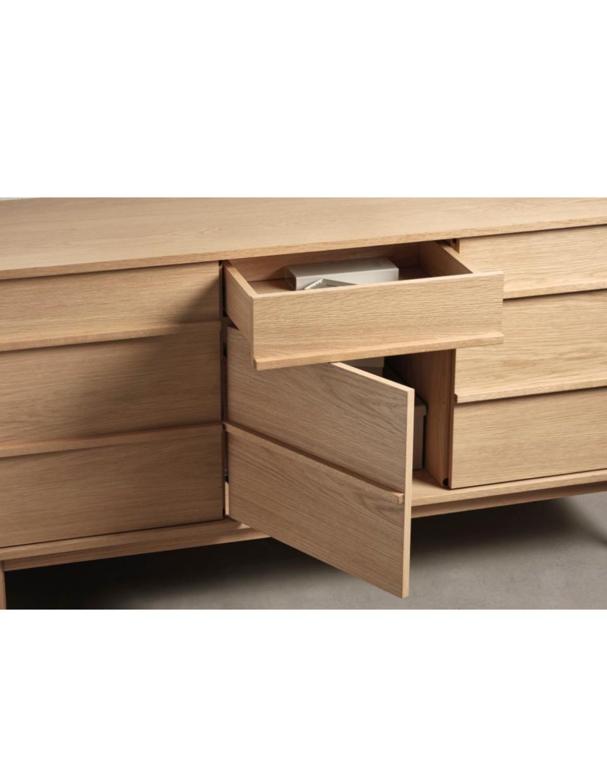 komoda drewniana ponza (48450200), naturalny dąb