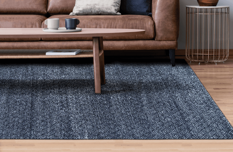Porto Navy carpet decor