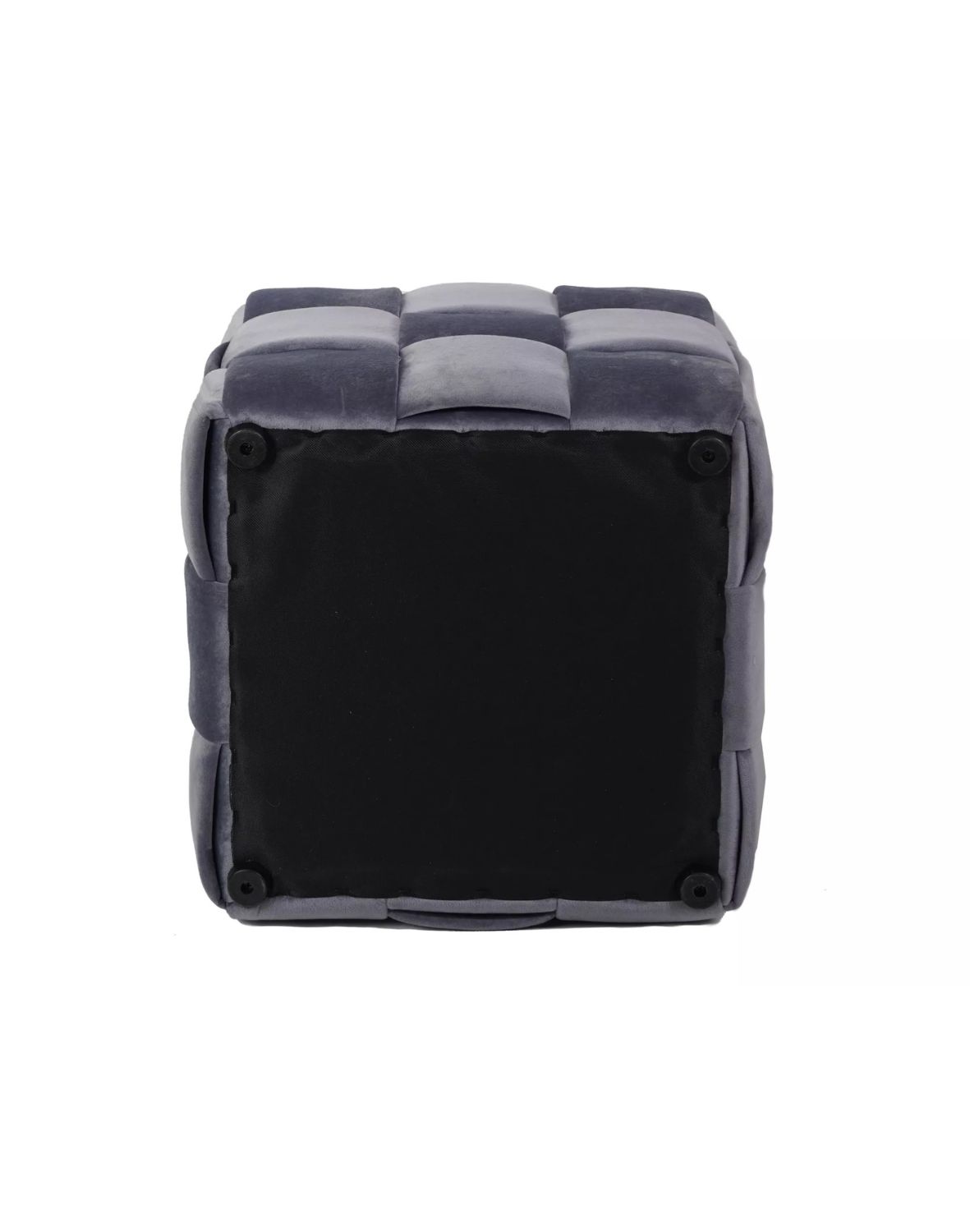 pufa casel velvet szara