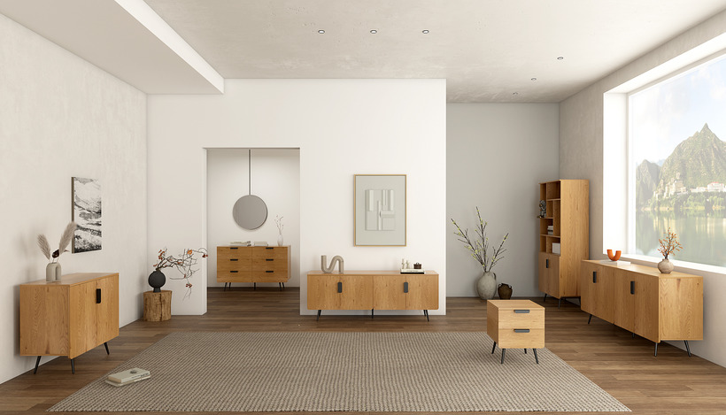 komoda radis 80 cm (sb02), dziki dąb