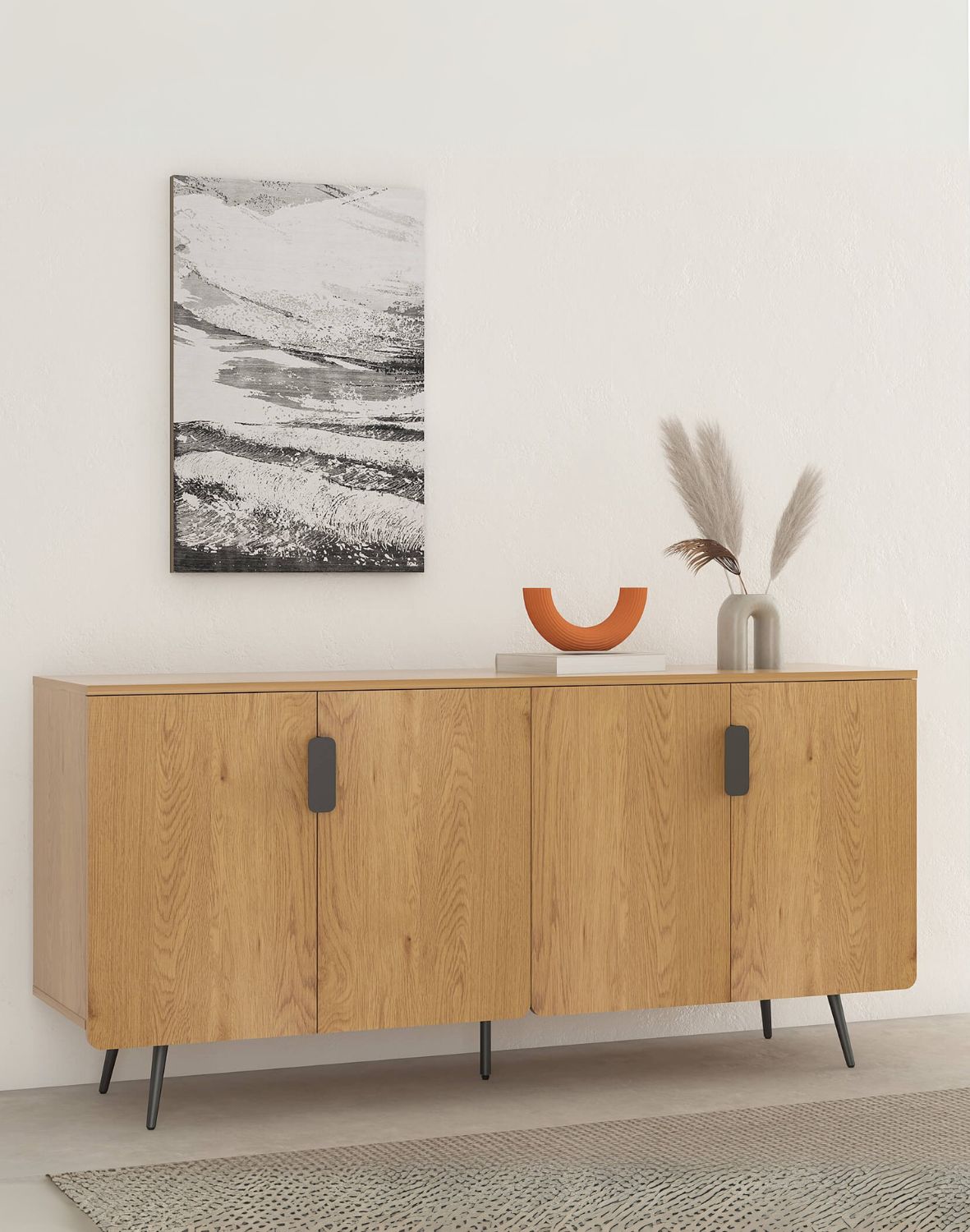 komoda radis 160 cm (sb01), dziki dąb