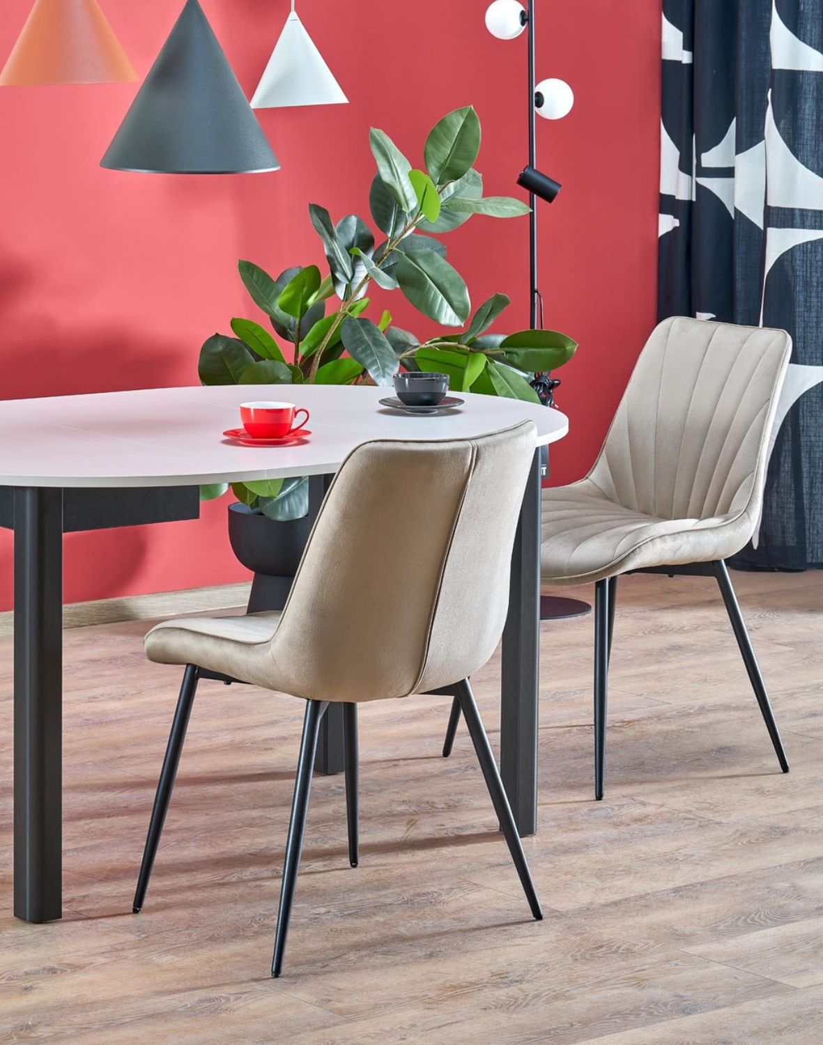 stół rozkładany ringo, kaszmirowy