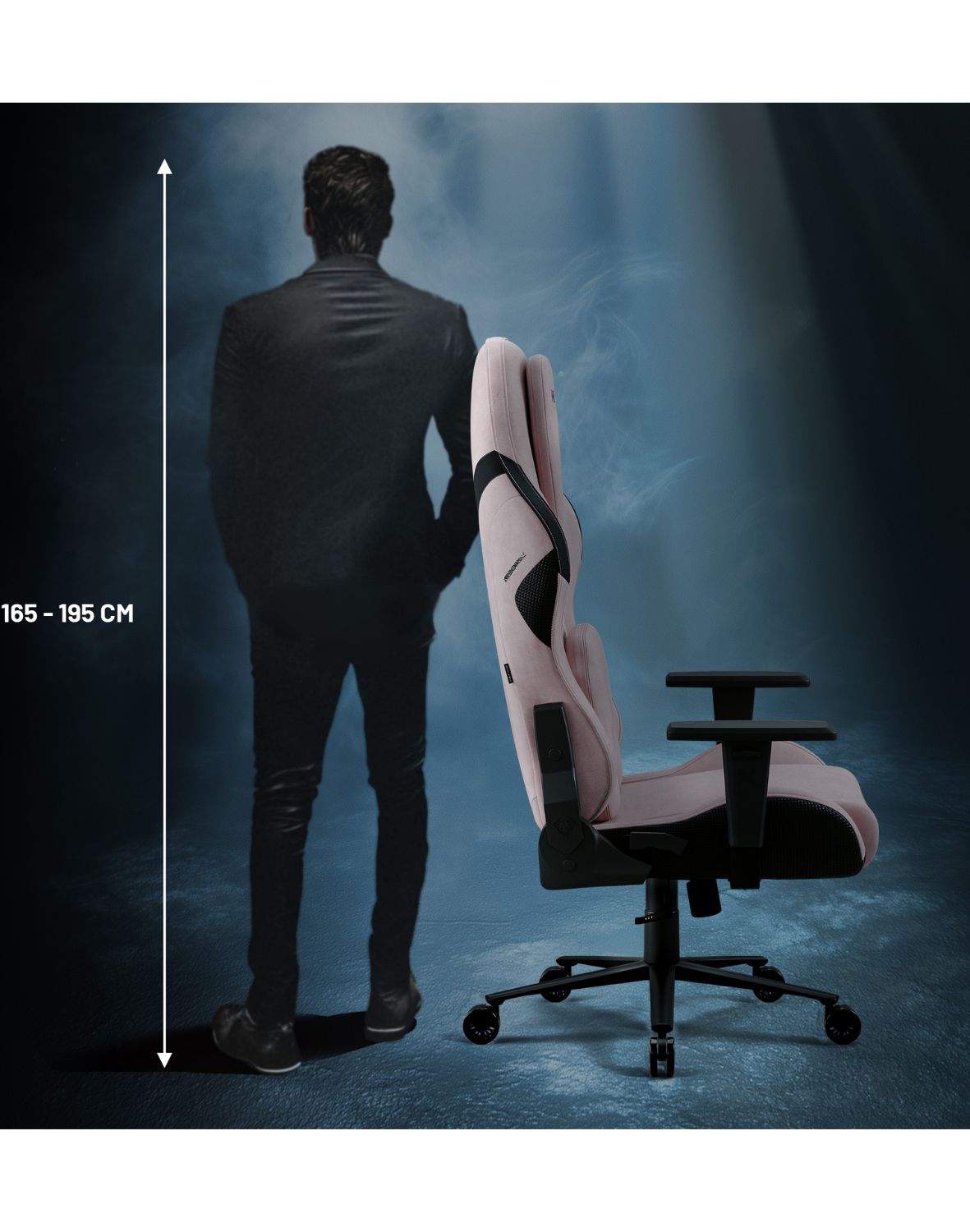 rożowy fotel gamingowy, fotel diablo x-one prime