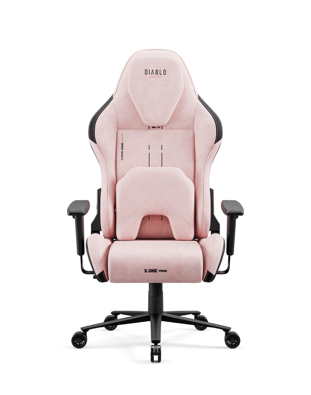 rożowy fotel gamingowy, fotel diablo x-one prime