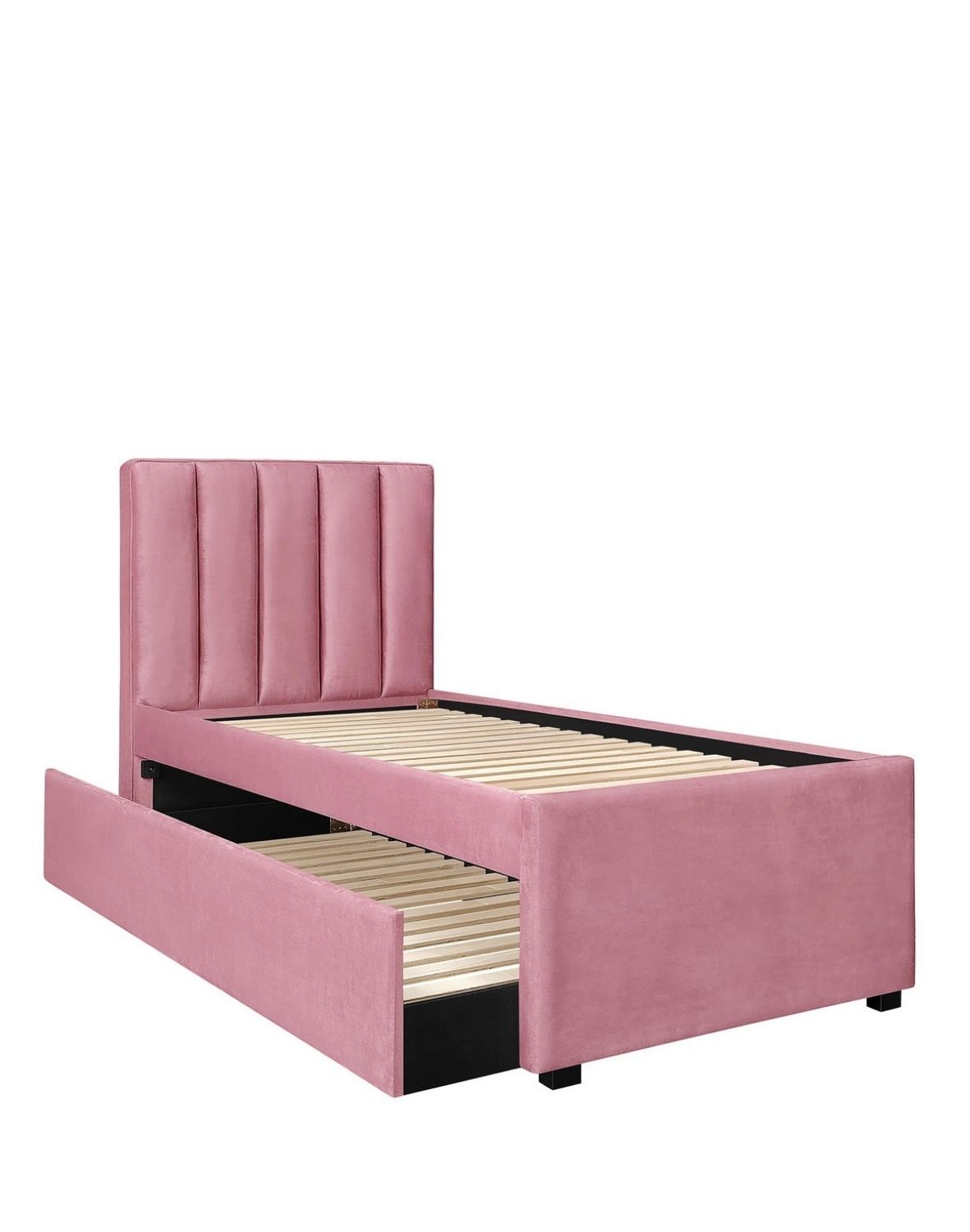 łóżko młodzieżowe russo 90x200, jedno lub dwuosobowe, różowe, velvet