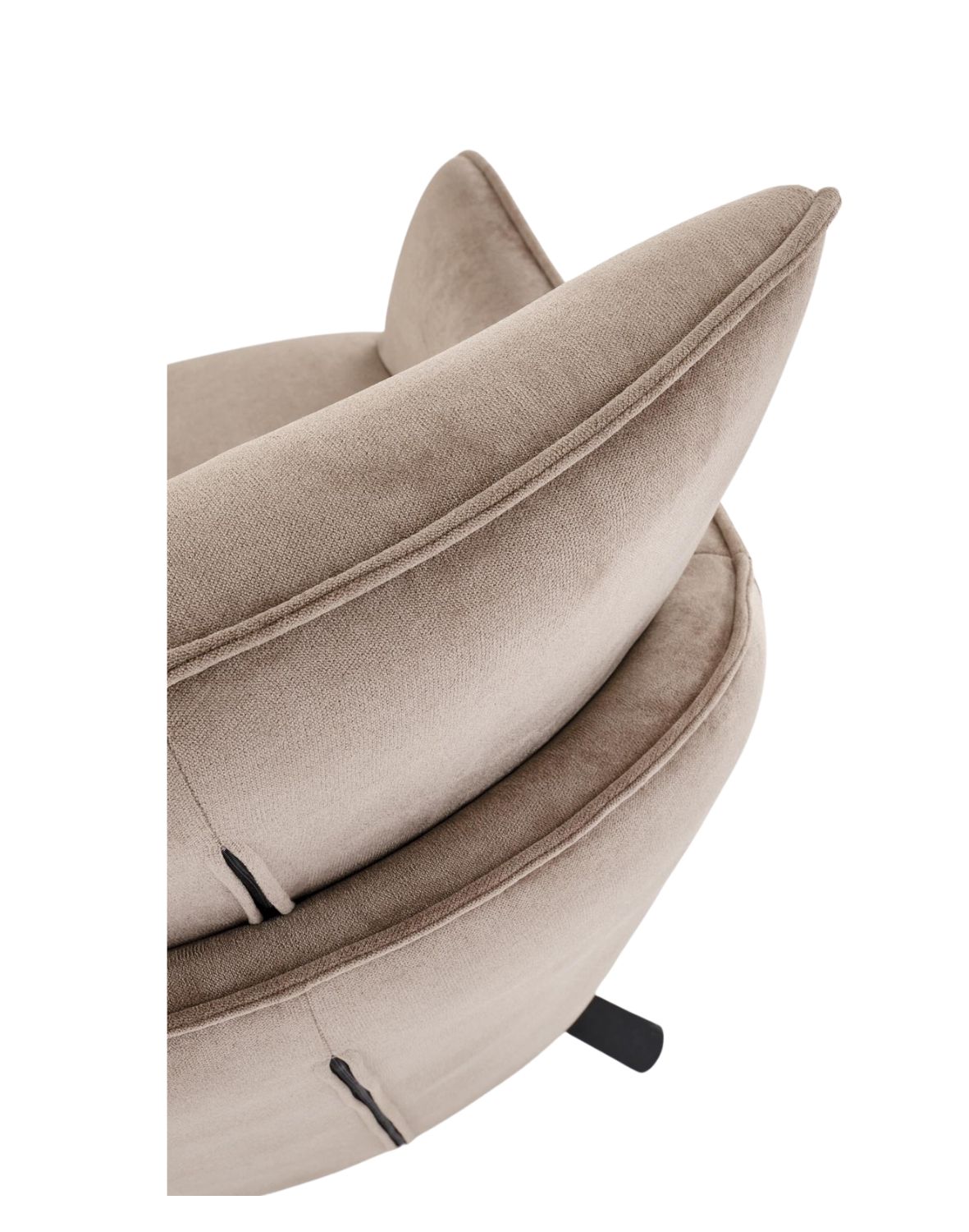 fotel obrotowy scampi cappuccino, 360°