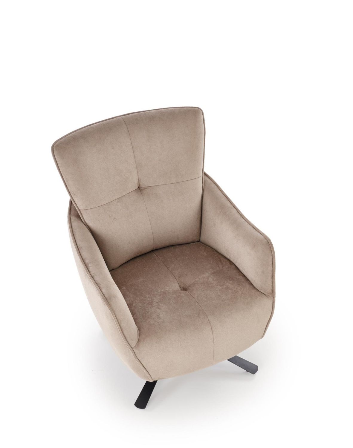 fotel obrotowy scampi cappuccino, 360°