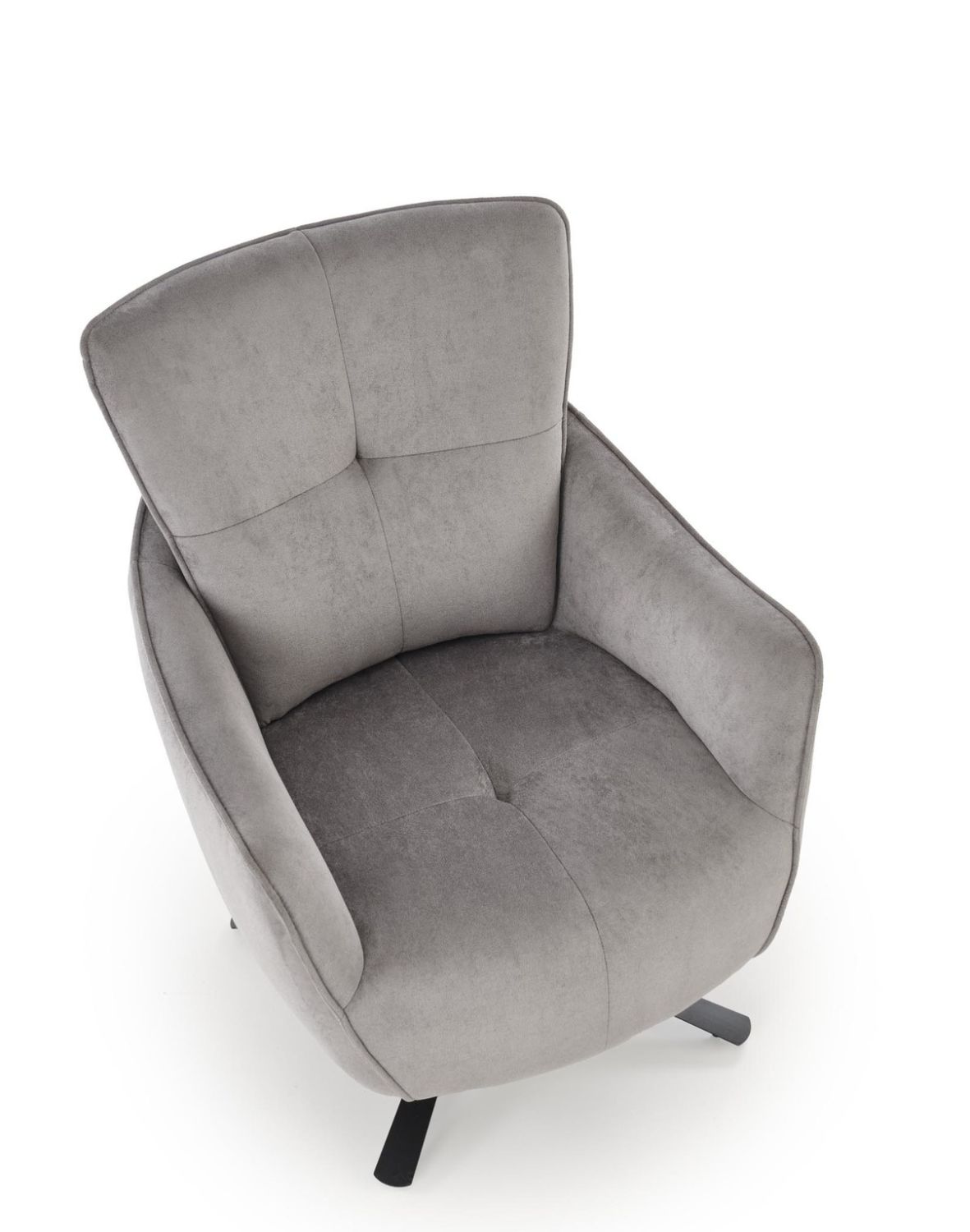 fotel obrotowy scampi szary, 360°