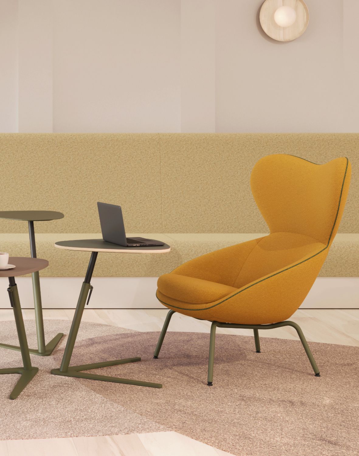 stolik semu z blatem fenix z regulacja wysokosci