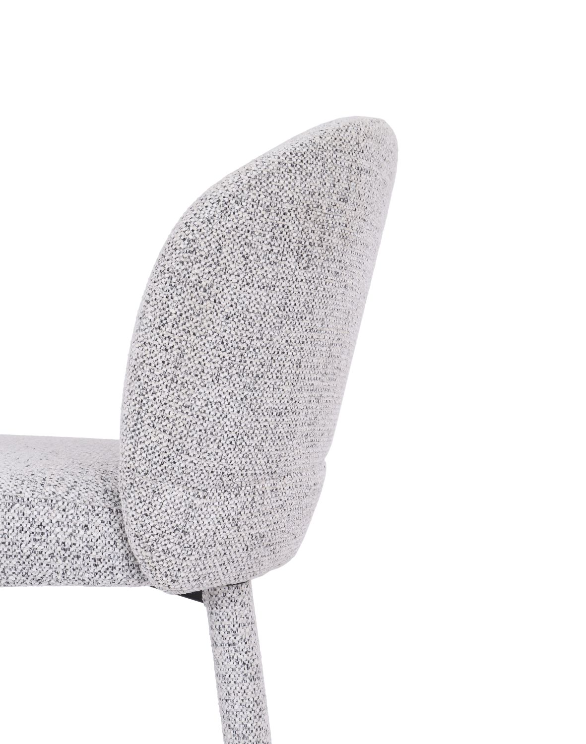 krzesło do jadalni serena, szare, tapicerowane