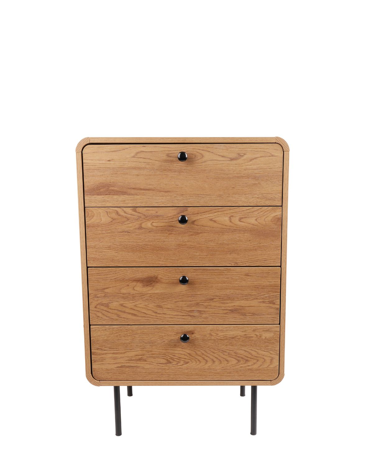 wysoka komoda z 4 szufladami siena (4401), dziki dąb, 60 cm