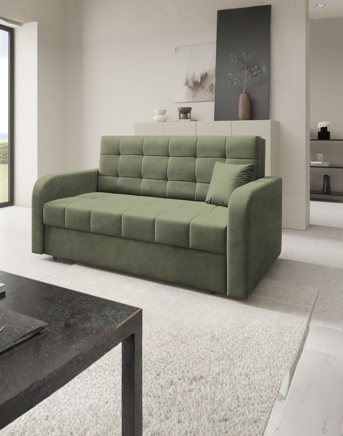 sofa amerykanka zielona haven iii