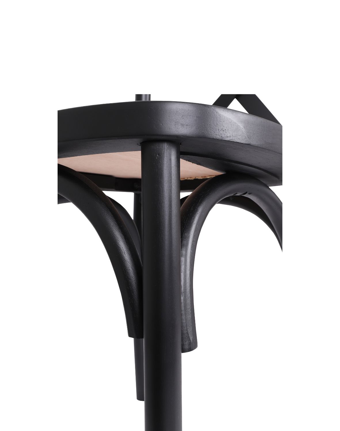 krzesło drewniane solido dark, rattan