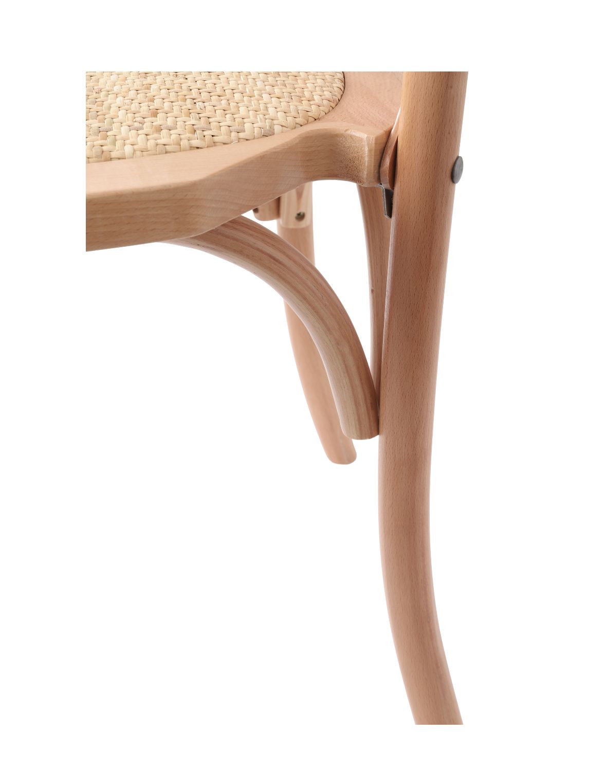 krzesło drewniane solido light, rattan