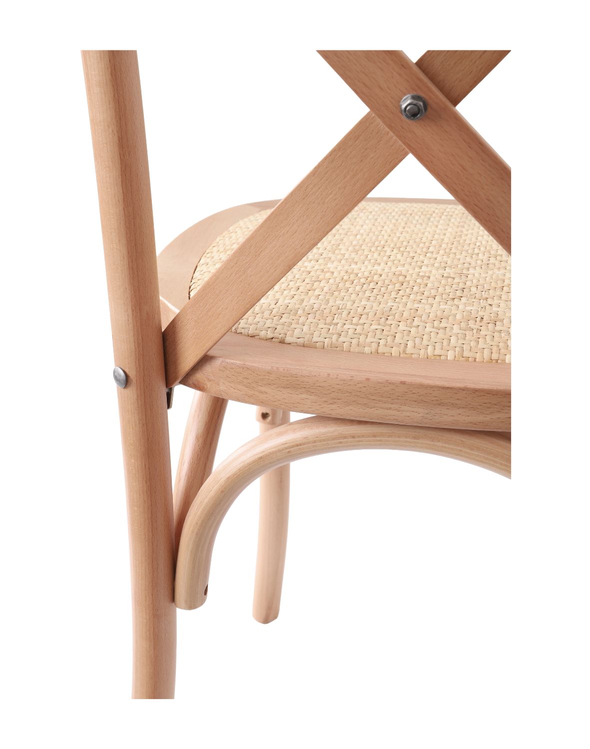 krzesło drewniane solido light, rattan