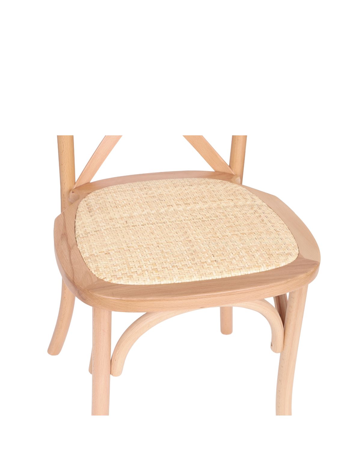 krzesło drewniane solido light, rattan