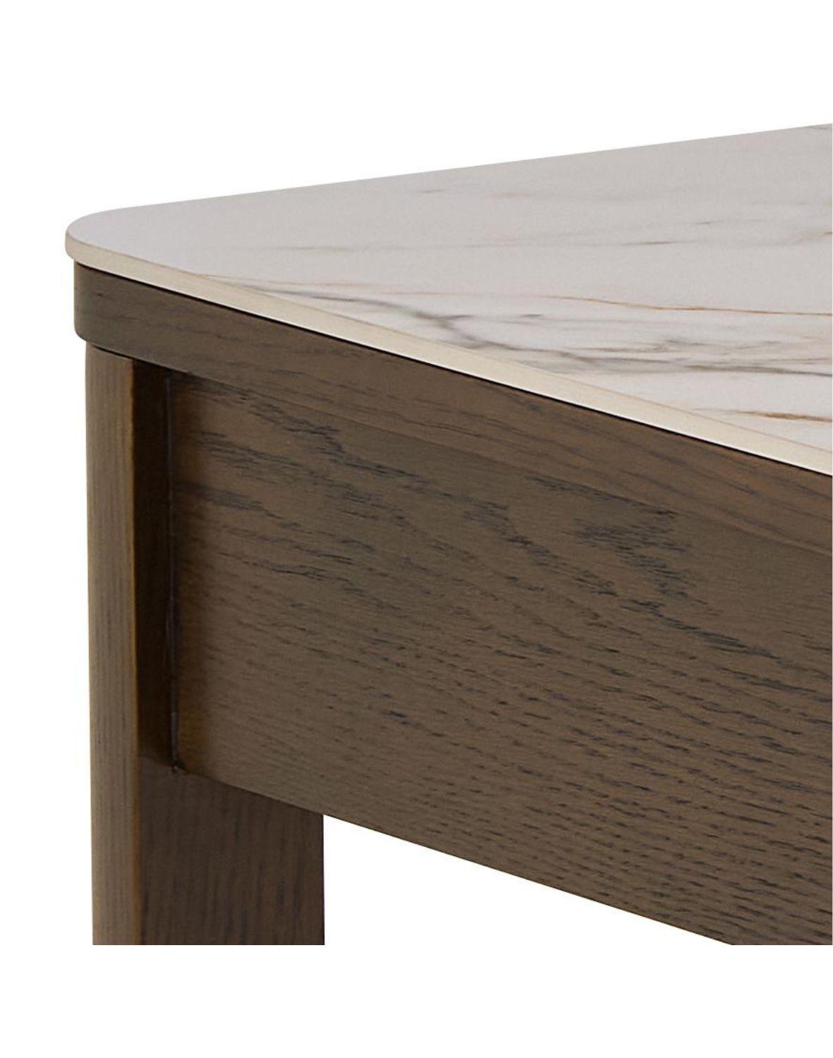 stolik kawowy southampton 130 cm, dąb dymiony i blat ceramiczny (10790)