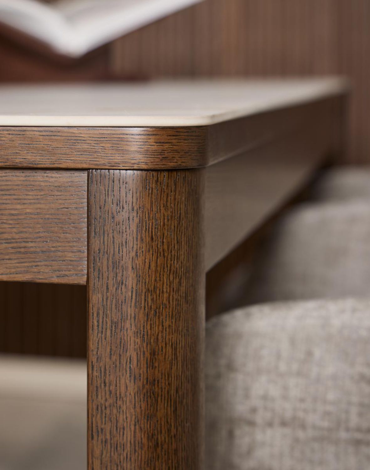 stół prostokątny southampton, dąb dymiony i blat ceramiczny, 180 cm (24885)