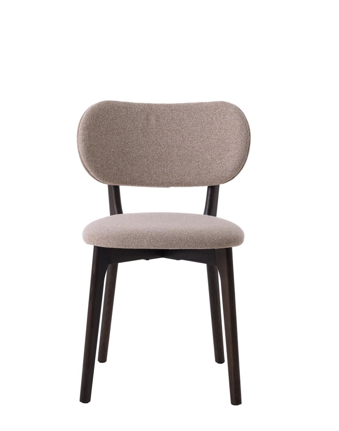 krzesło do jadalni stilo, dębowe nogi w odcieniu ciemnej kawy (50120304)