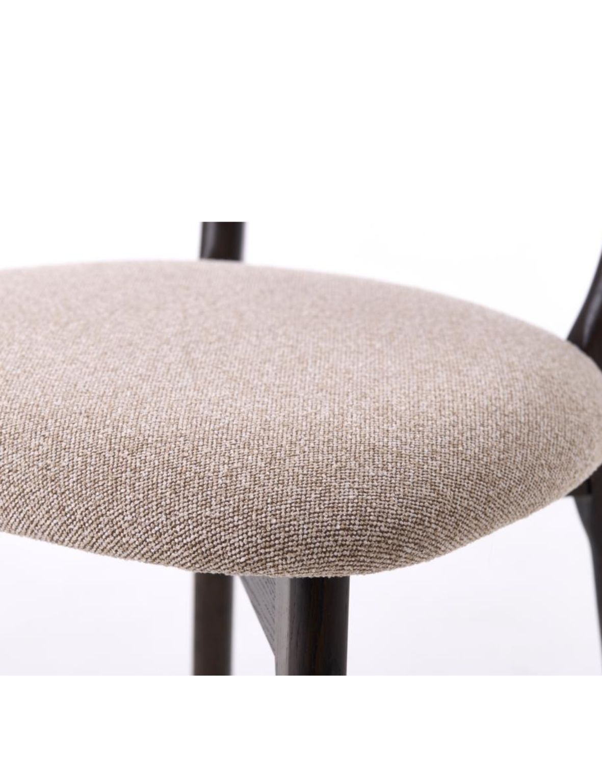 krzesło do jadalni stilo, dębowe nogi w odcieniu ciemnej kawy (50120304)