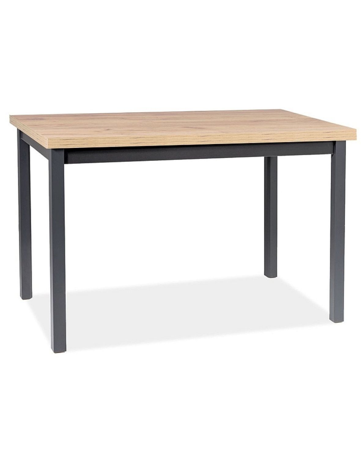 stol adam 100x60 dab artisan, czarny