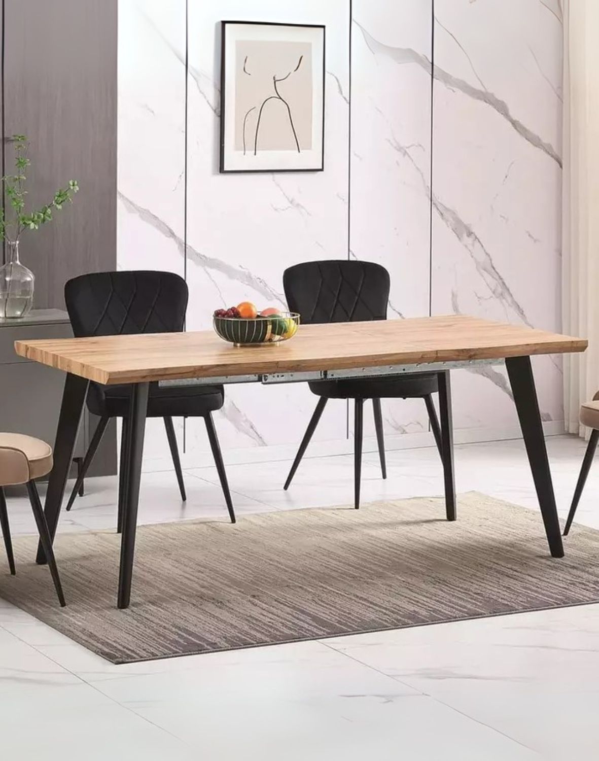 stol rozkladany fresno dab 150x90