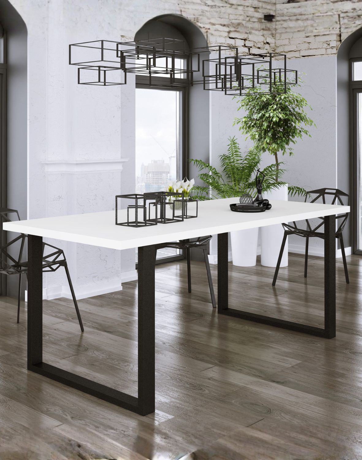 stol imperial bialy 185x67