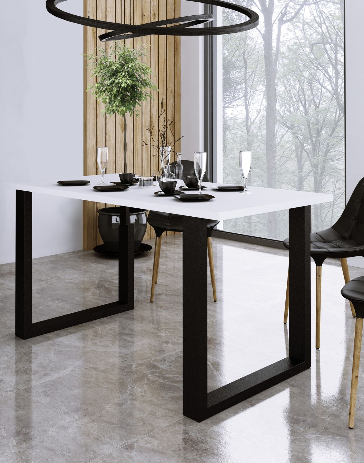 stol imperial bialy 138x67