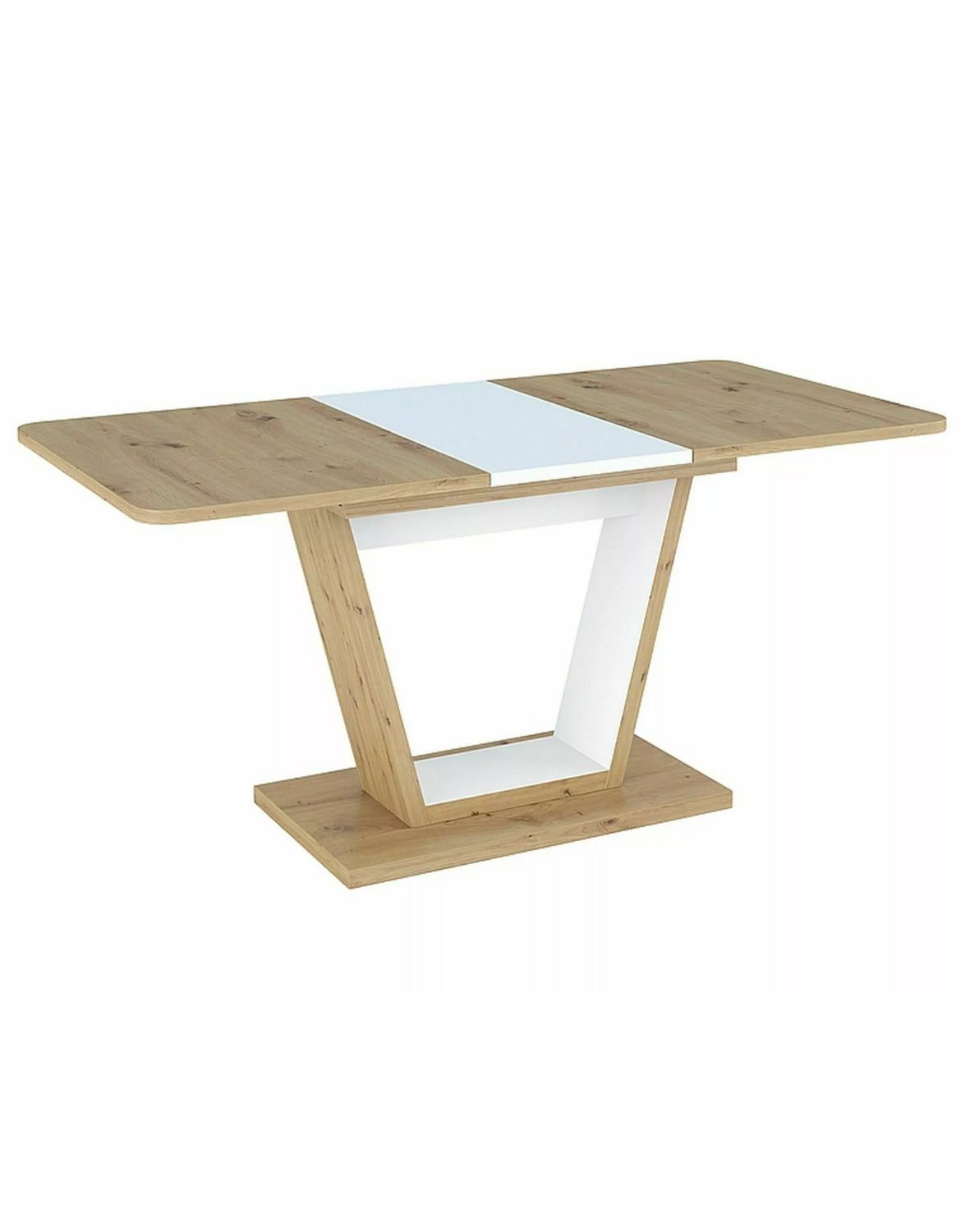 stol nigel dab artisan bialy mat