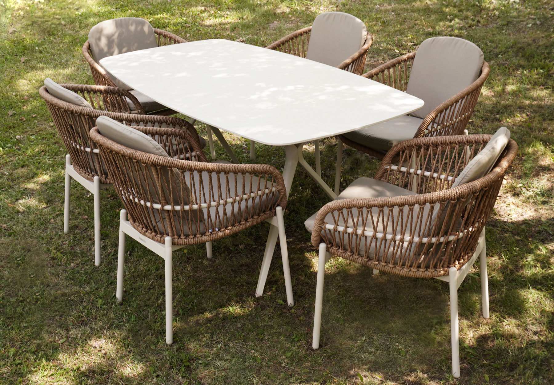 stół ogrodowy z krzesłami malta