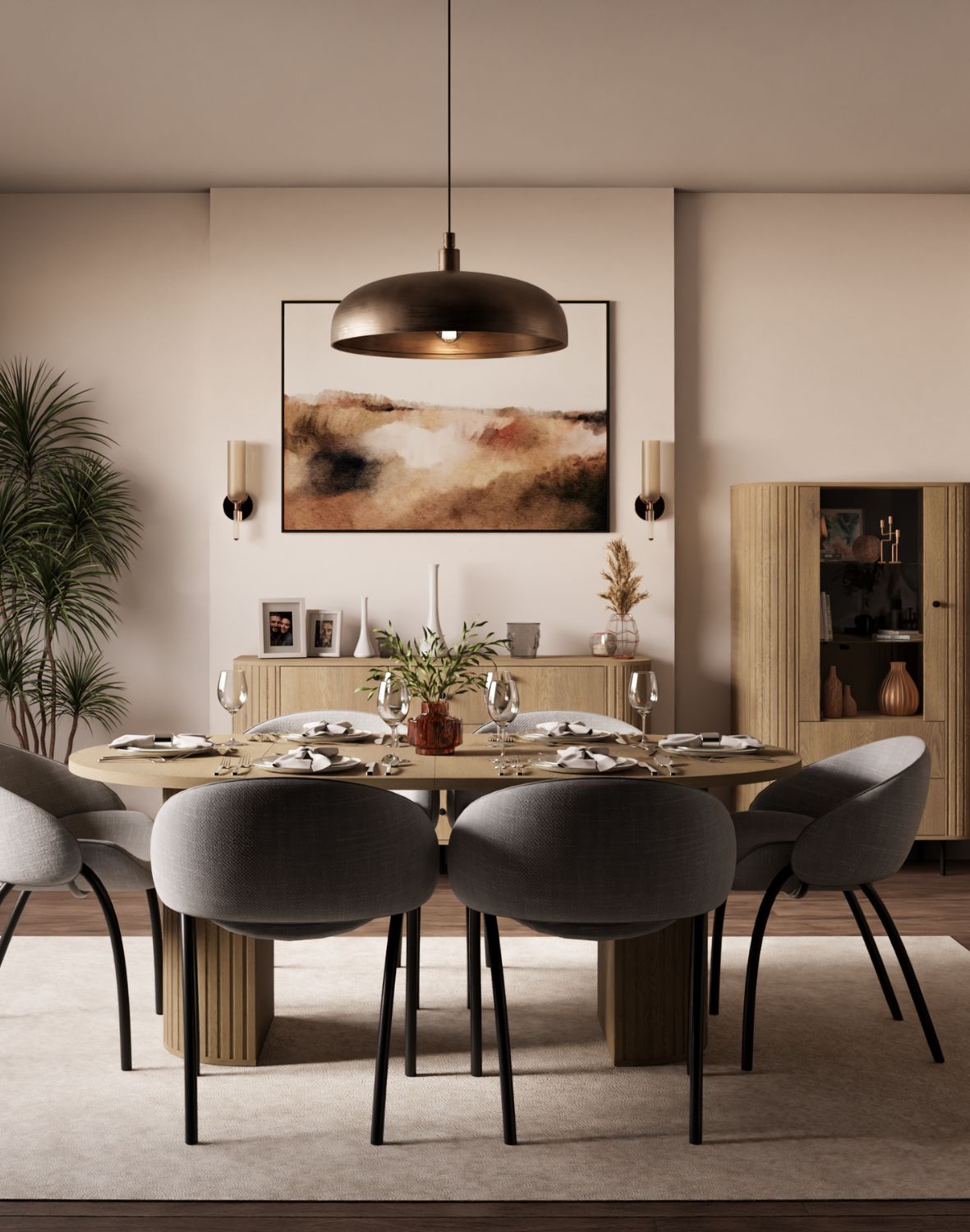 stol ovalio dab cremona