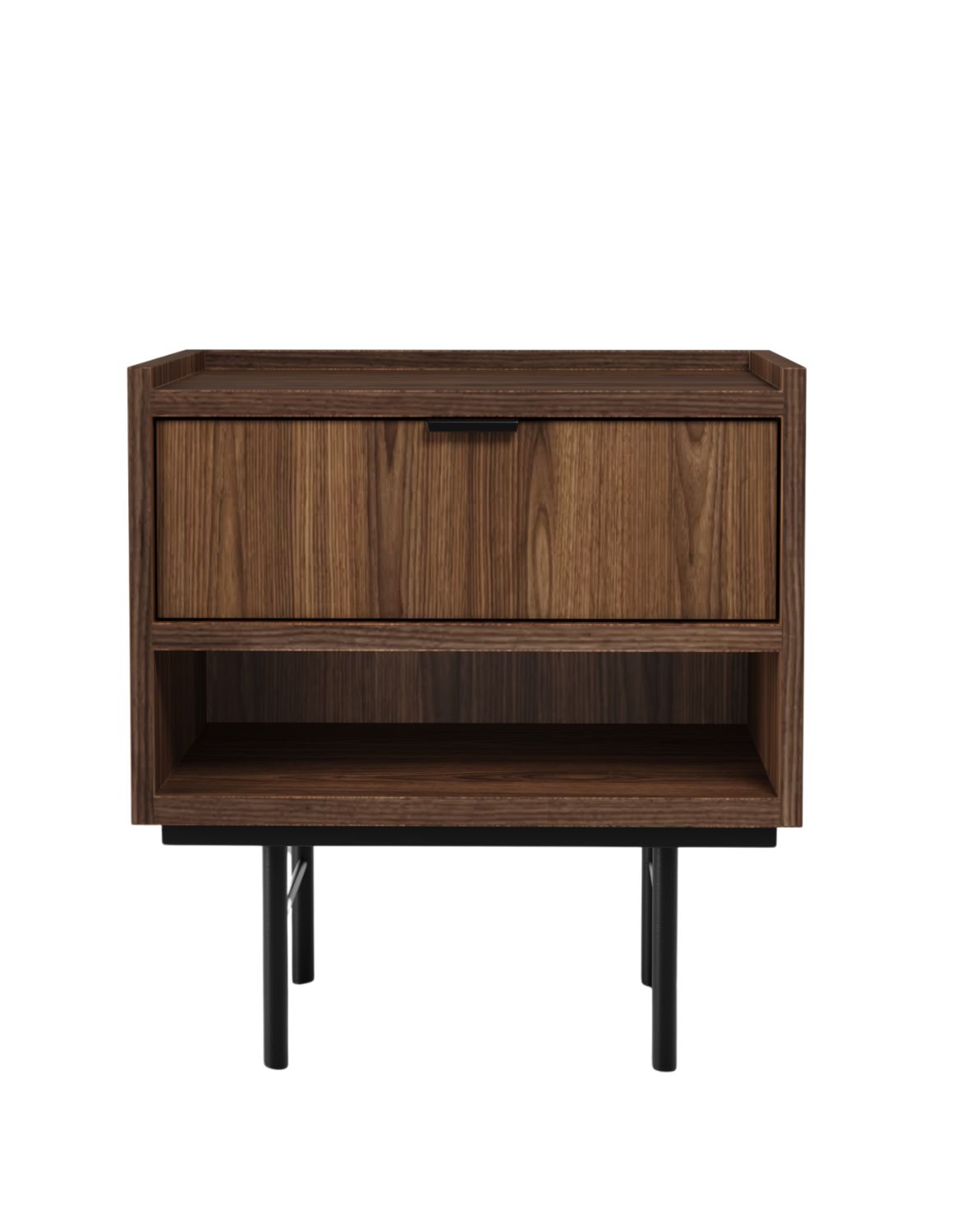 stolik nocny edison brown warmia walnut