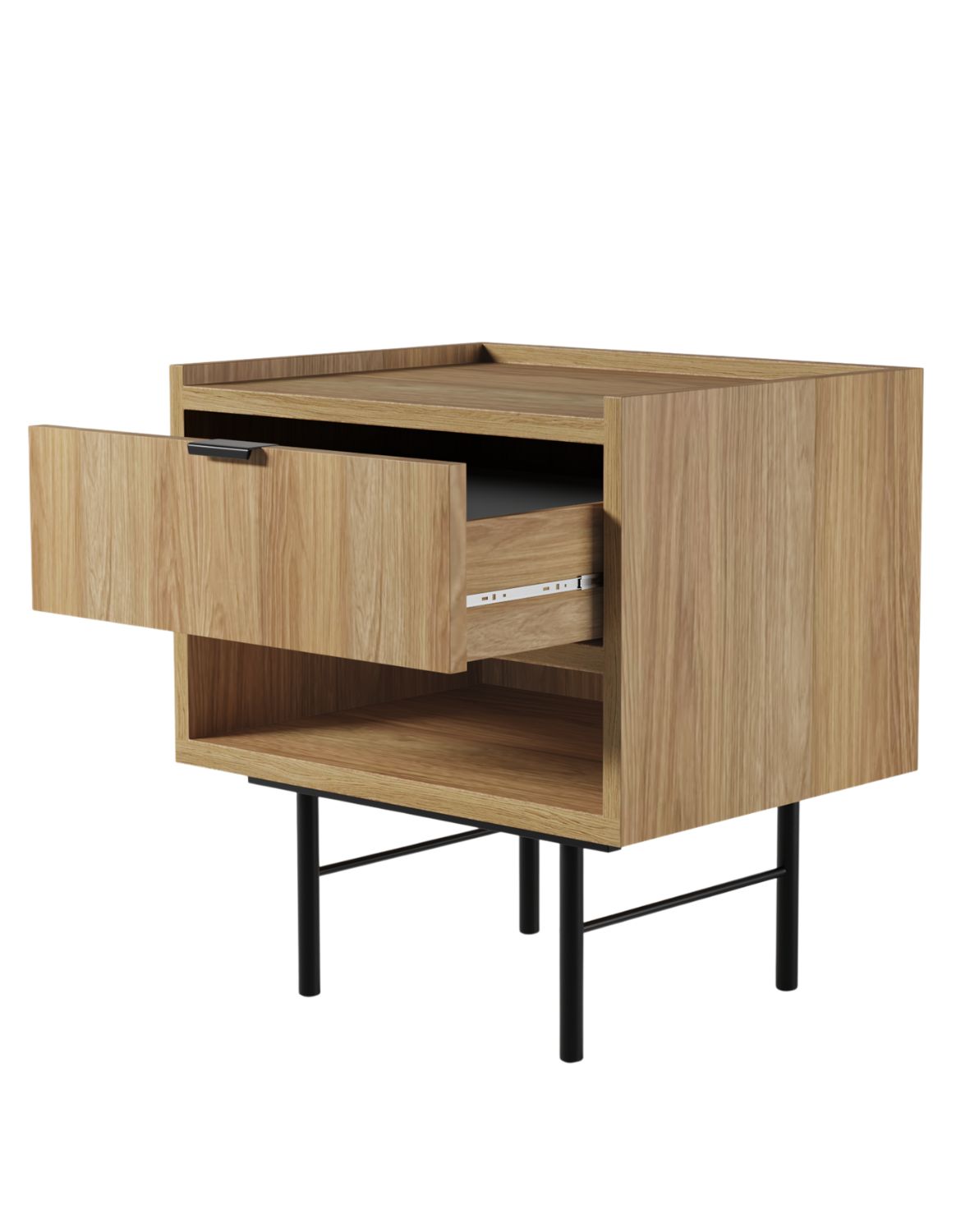 stolik nocny edison hikora