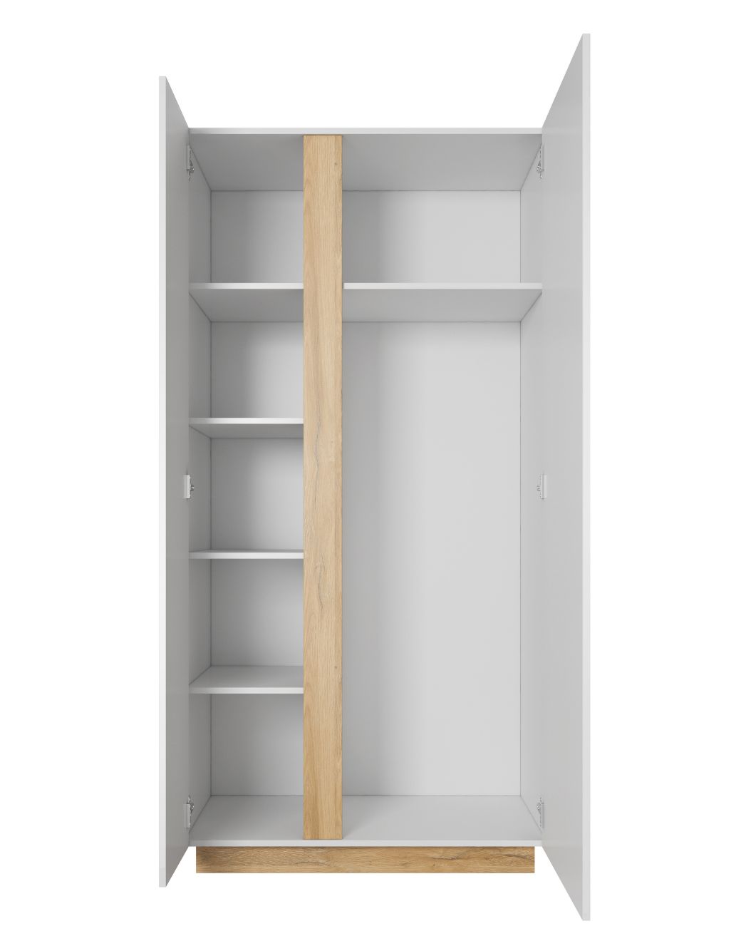 dwudrzwiowa szafa biała połysk arco a 96