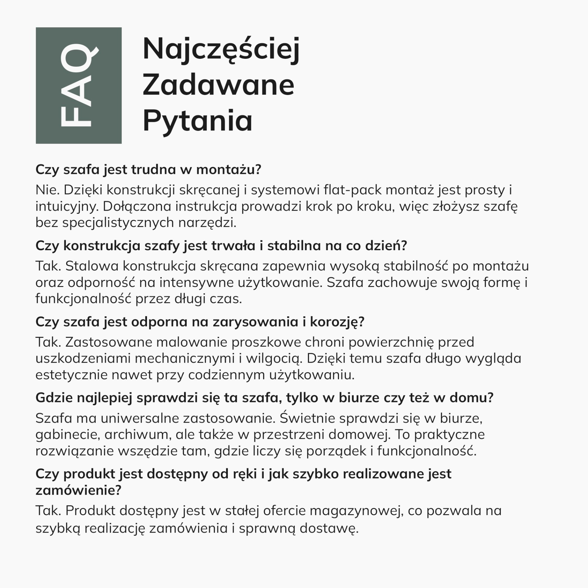 Szafa biurowa na dokumenty z 4 półkami antracytowa/dąb sonoma, 900x1850x400 mm: JAN Eco Design 10