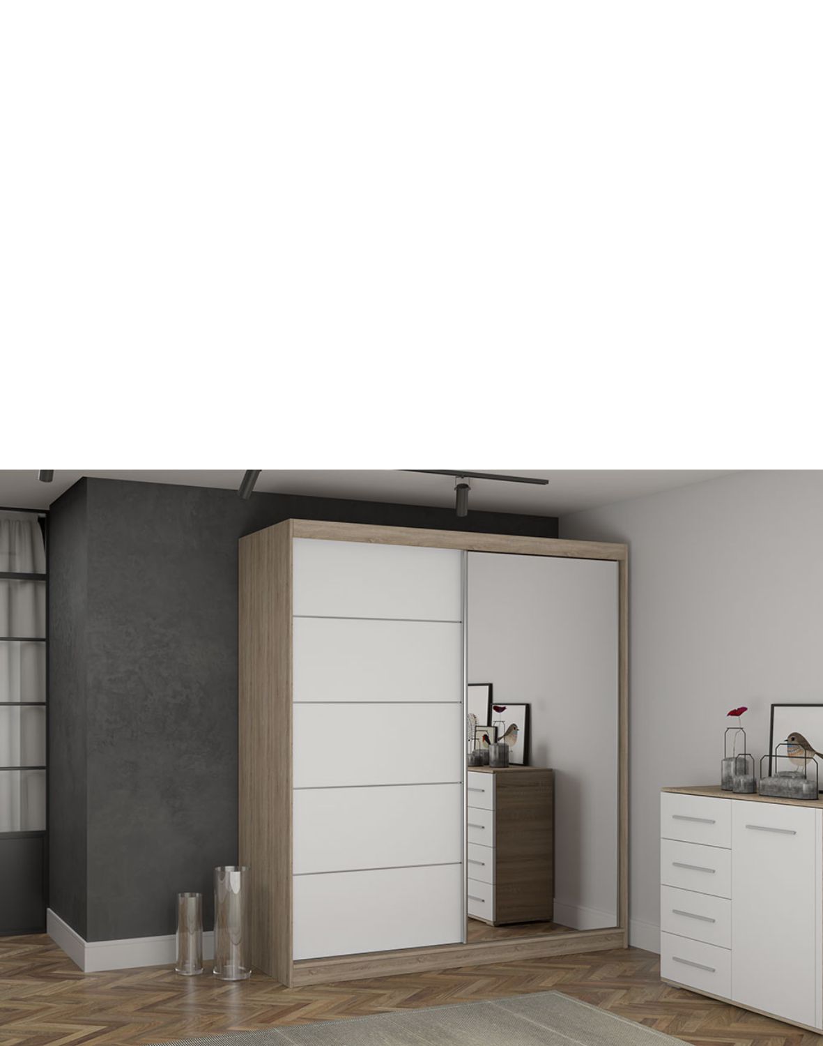 szafa z lustrem przesuwna bono 05