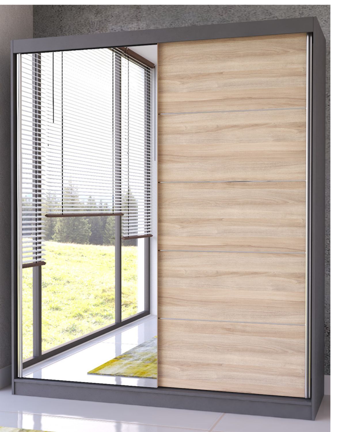 szafa przesuwna z lustrem bella 03