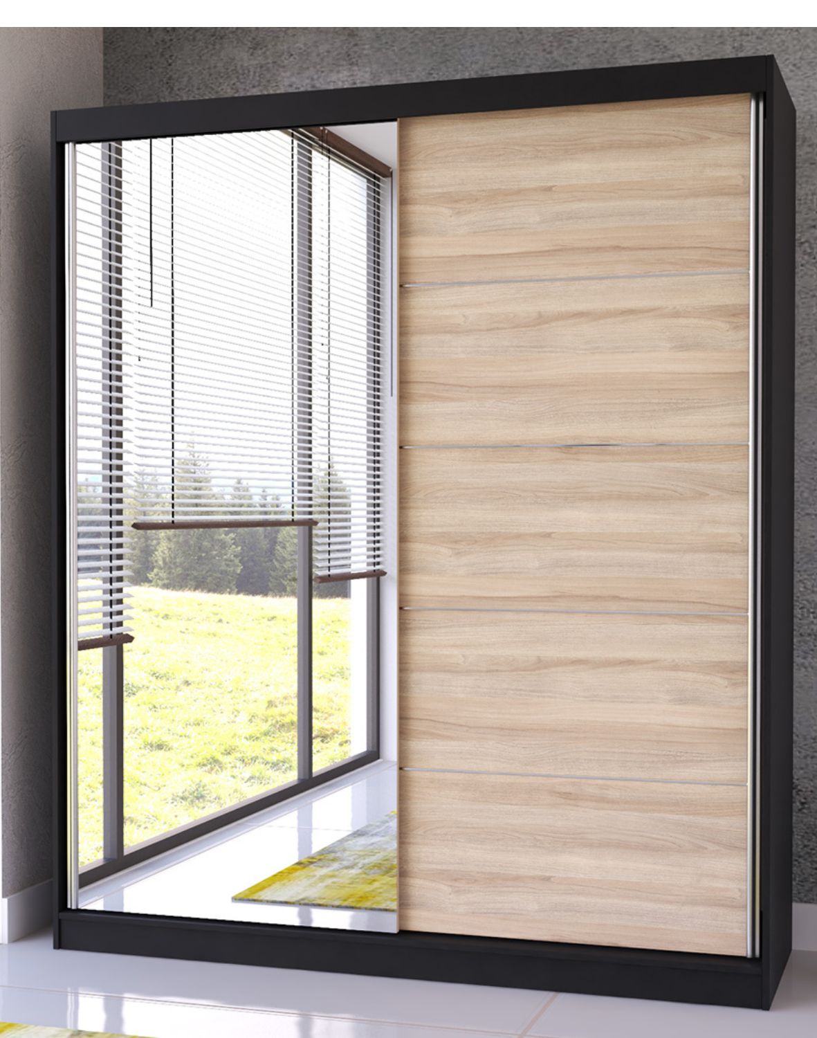 szafa przesuwna z lustrem bella 03