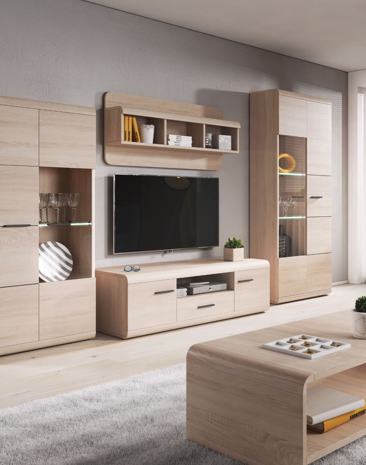 szafka rtv dąb sonoma 140 link b