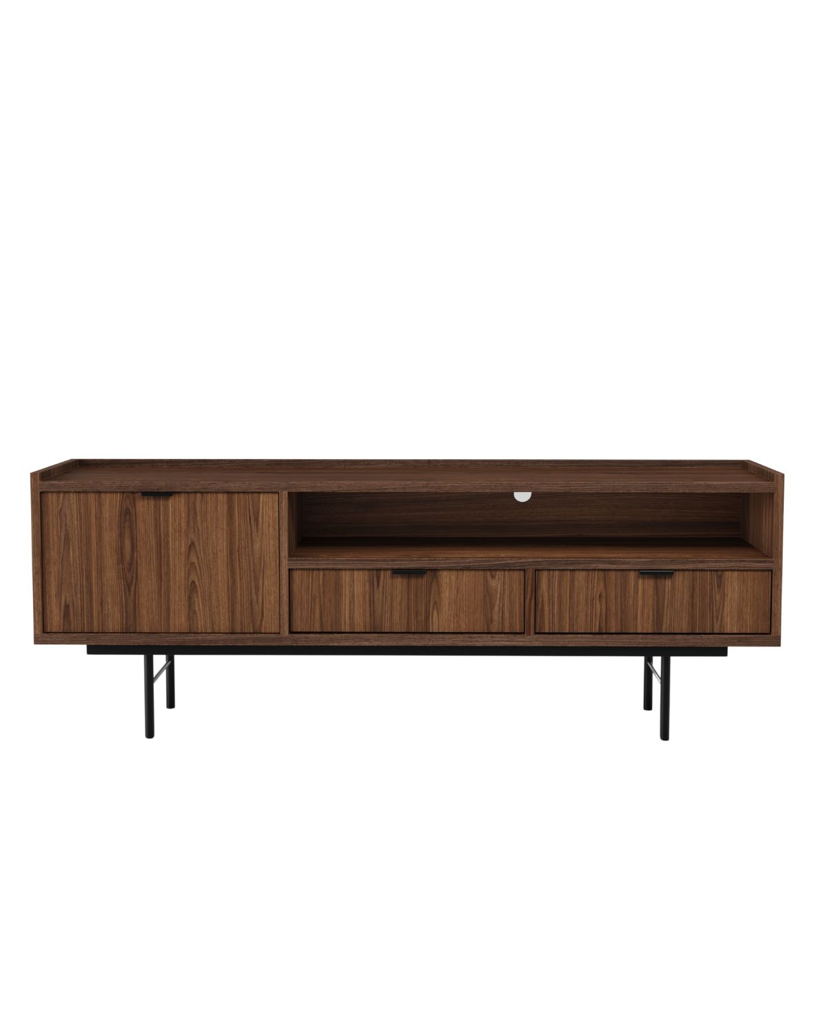 szafka rtv edison brown warmia walnut 150 cm