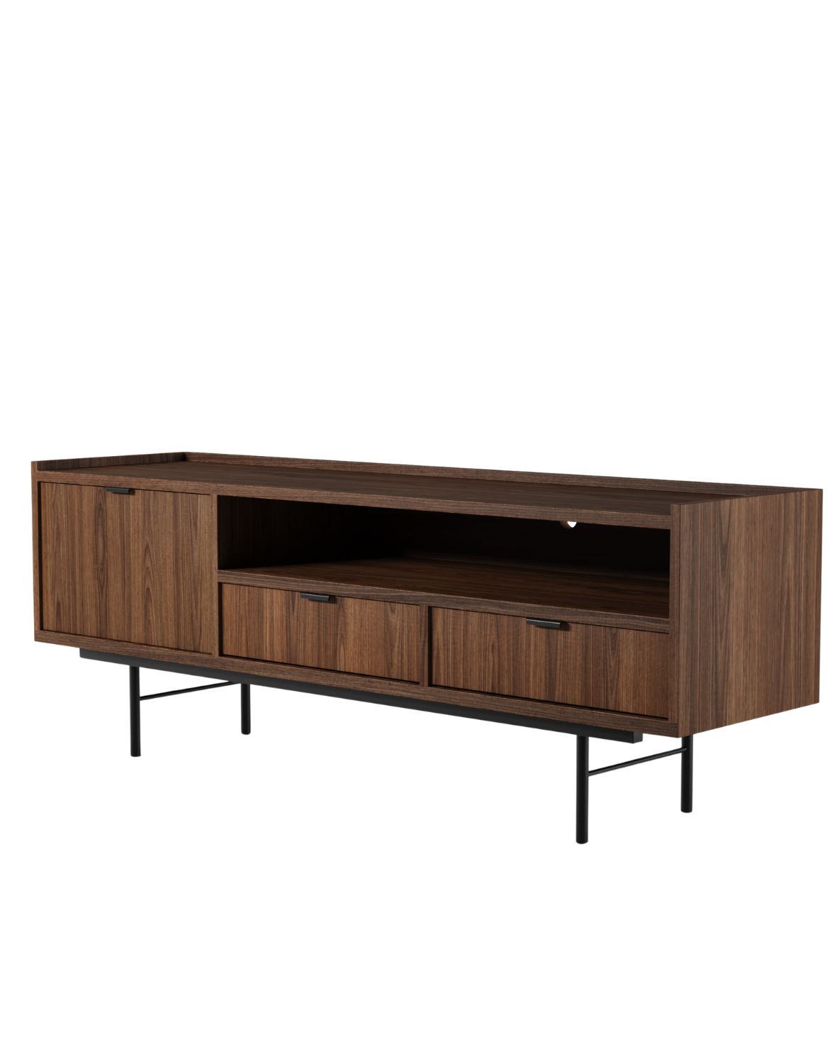 szafka rtv edison brown warmia walnut 150 cm