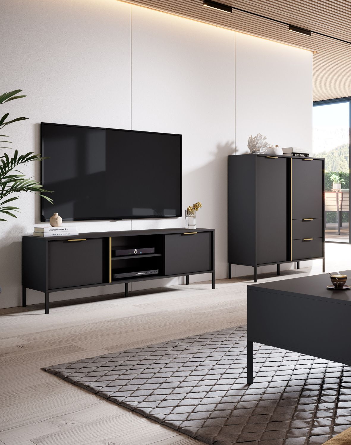 szafka rtv lars g antracyt