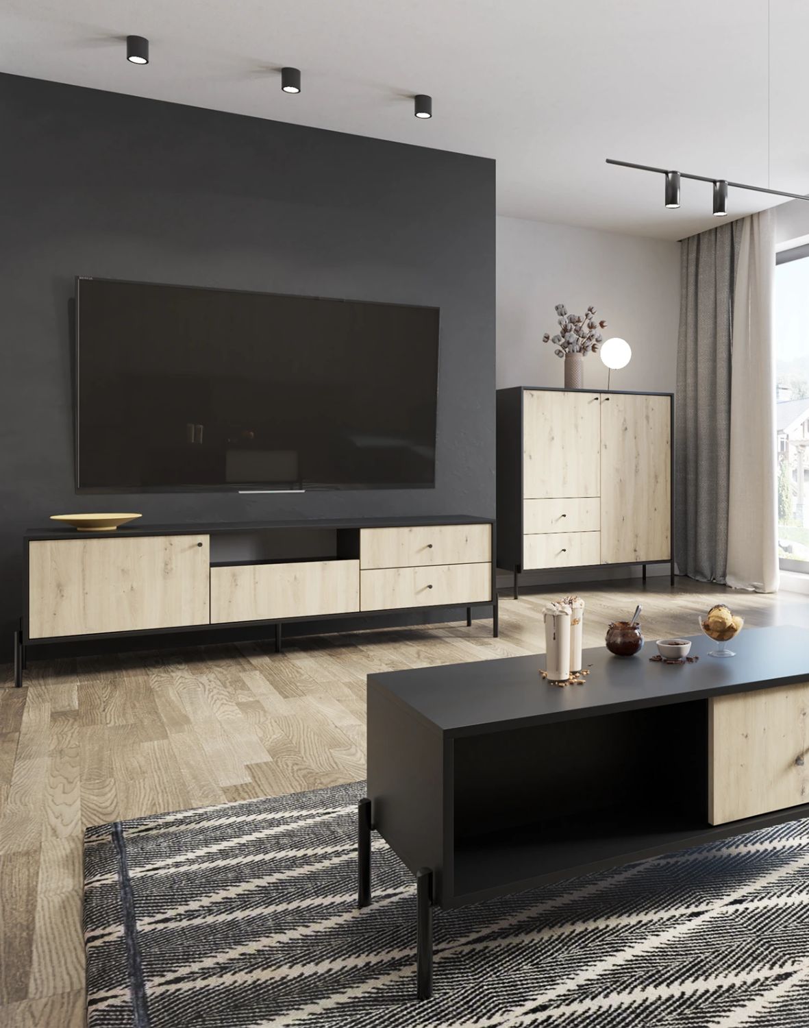 szafka rtv ravi 200 cm