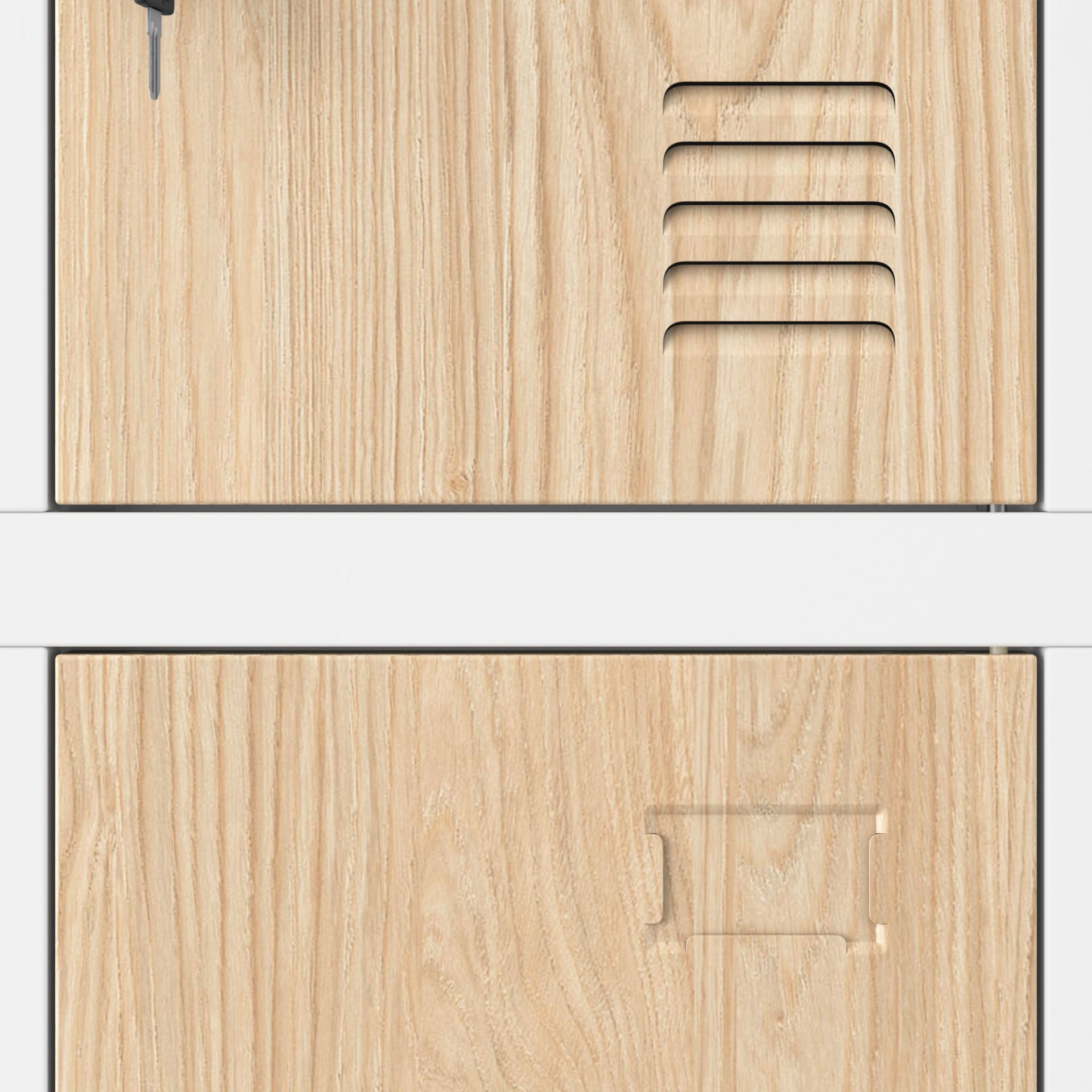 Szafka skrytkowa socjalna 12-skrytkowa biała/dąb sonoma, 900x1850x400 mm: MARCIN Eco Design 4