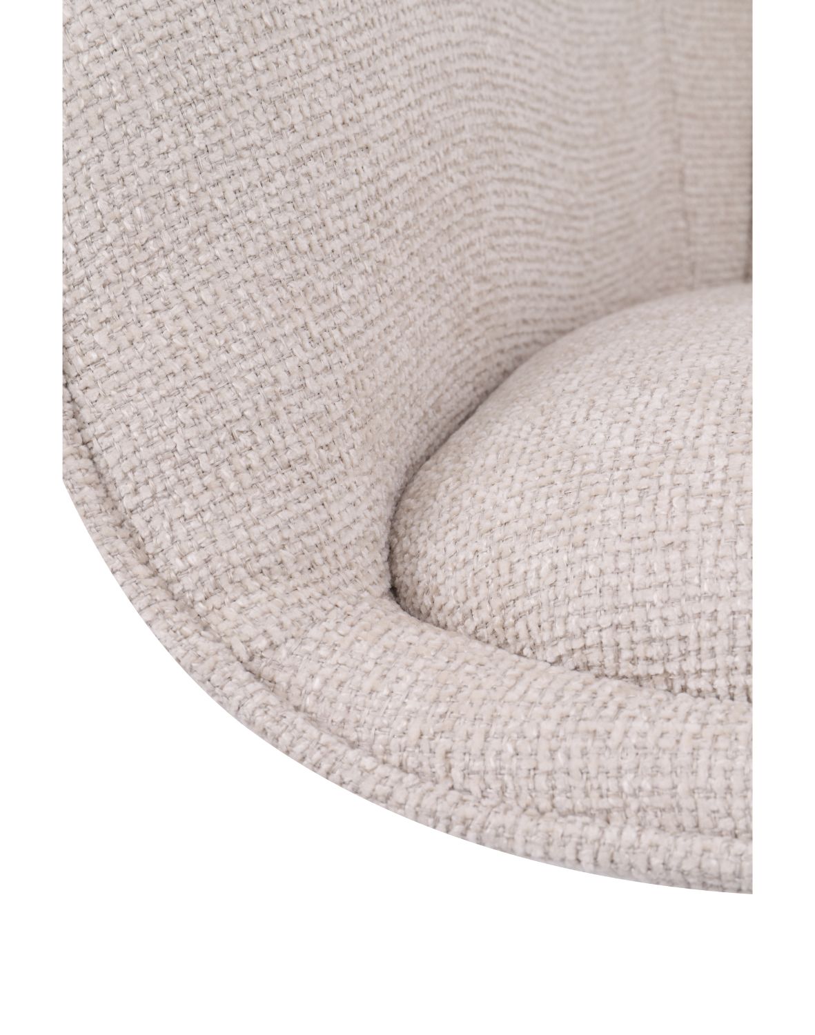 krzesło obrotowe do jadalni tessa, beżowe