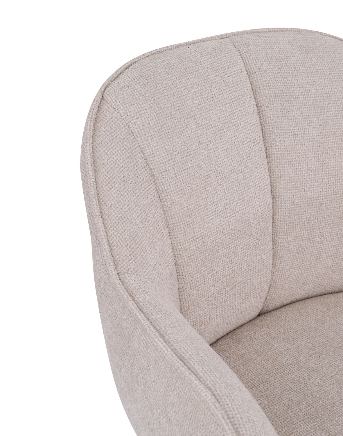 krzesło obrotowe do jadalni tessa, beżowe